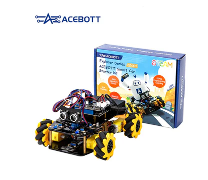 ACEBOTT ESP32 4WD Mecanum Wheel Camera Smart Robot Car Kit