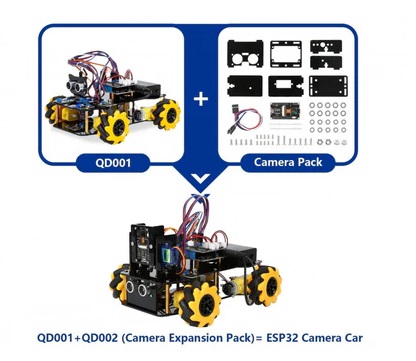 ACEBOTT ESP32 Camera Expansion Pack